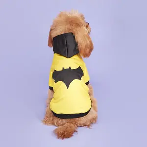 Bat Print Pet Hoodie, Cute Pet Clothes, Outfits, Clothing For Small Medium Dogs, Puppy & Cats, Pet Costume, Pet Clothes For Holiday Party, Halloween