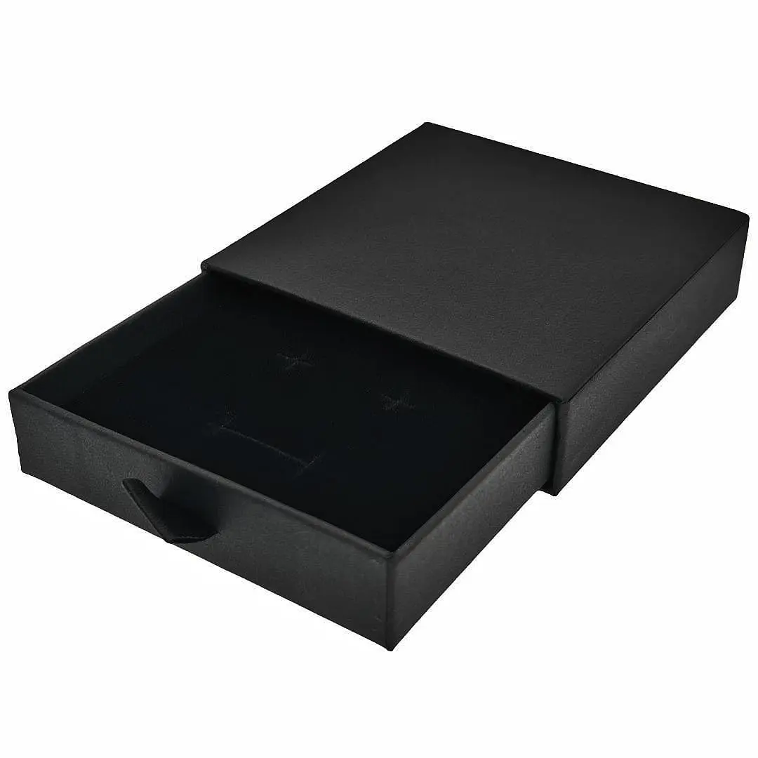 1/2/4/10-piece cardboard jewelry boxes, drawer-style, black cardboard jewelry gift boxes with black sponge, stackable jewelry gift boxes, bulk for necklaces, bracelets, earrings, jewelry gift storage and display, Gift Box Design
