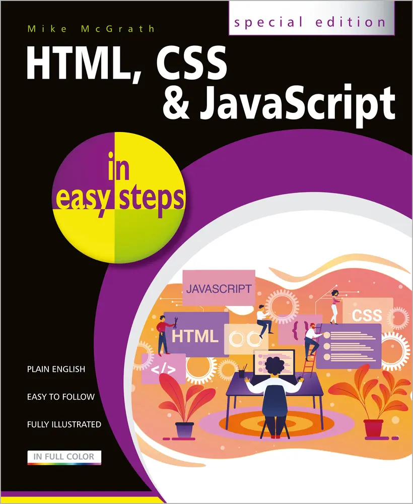 USED Book - Html, CSS & JavaScript in Easy Steps by McGrath, Mike (Paperback) - english