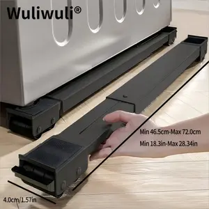 [Heavy-Duty Caster Wheels] Heavy-Duty 24 Adjustable Metal Caster Wheels | 1 Set for Washing Machines, Dryers, and Furniture, Expandable Furniture Moving Wheels, max 300kg/ 661lb Load Capacity