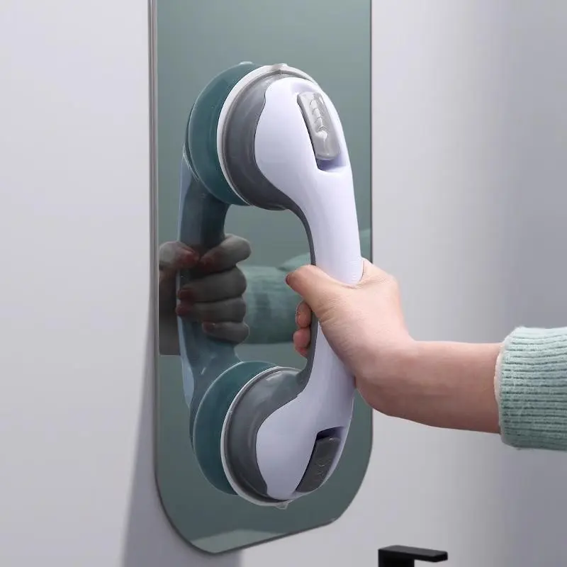 Suction Cup Design Bathroom Handle, Punch Free Bathroom Door Handle, Bathroom Safety Handle for Elderly, Modern Bathroom Gadgets