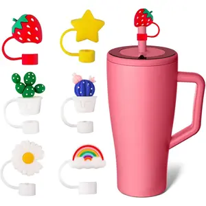 Straw Cover for Brumate Era 40 oz/30 oz Tumbler, 12mm Straw Cover Cap for Brumate Era 40 oz Accessories - 6Pcs