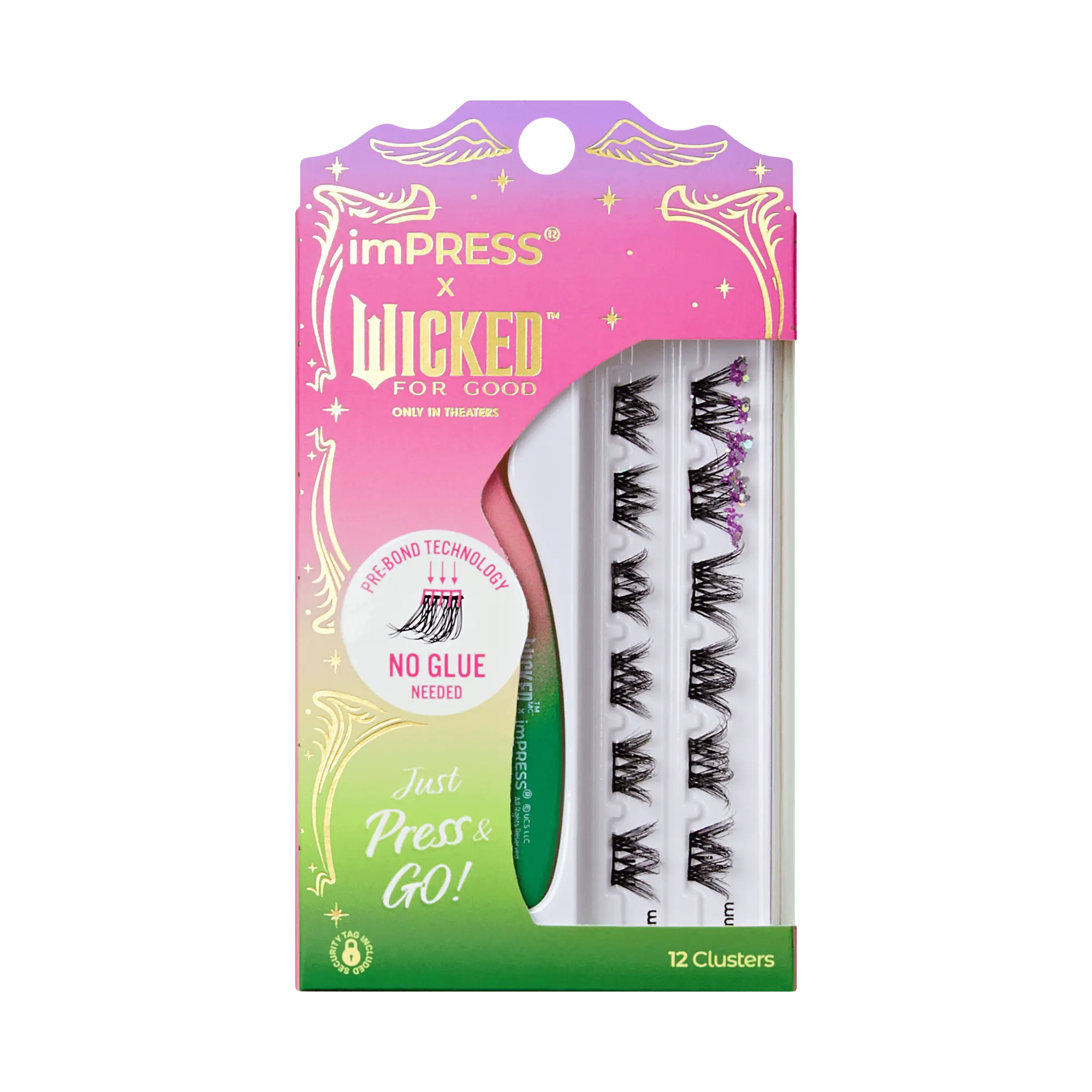 imPRESS X WICKED: FOR GOOD Falsies Self Adhesive Lash Clusters| Forever My Friend
