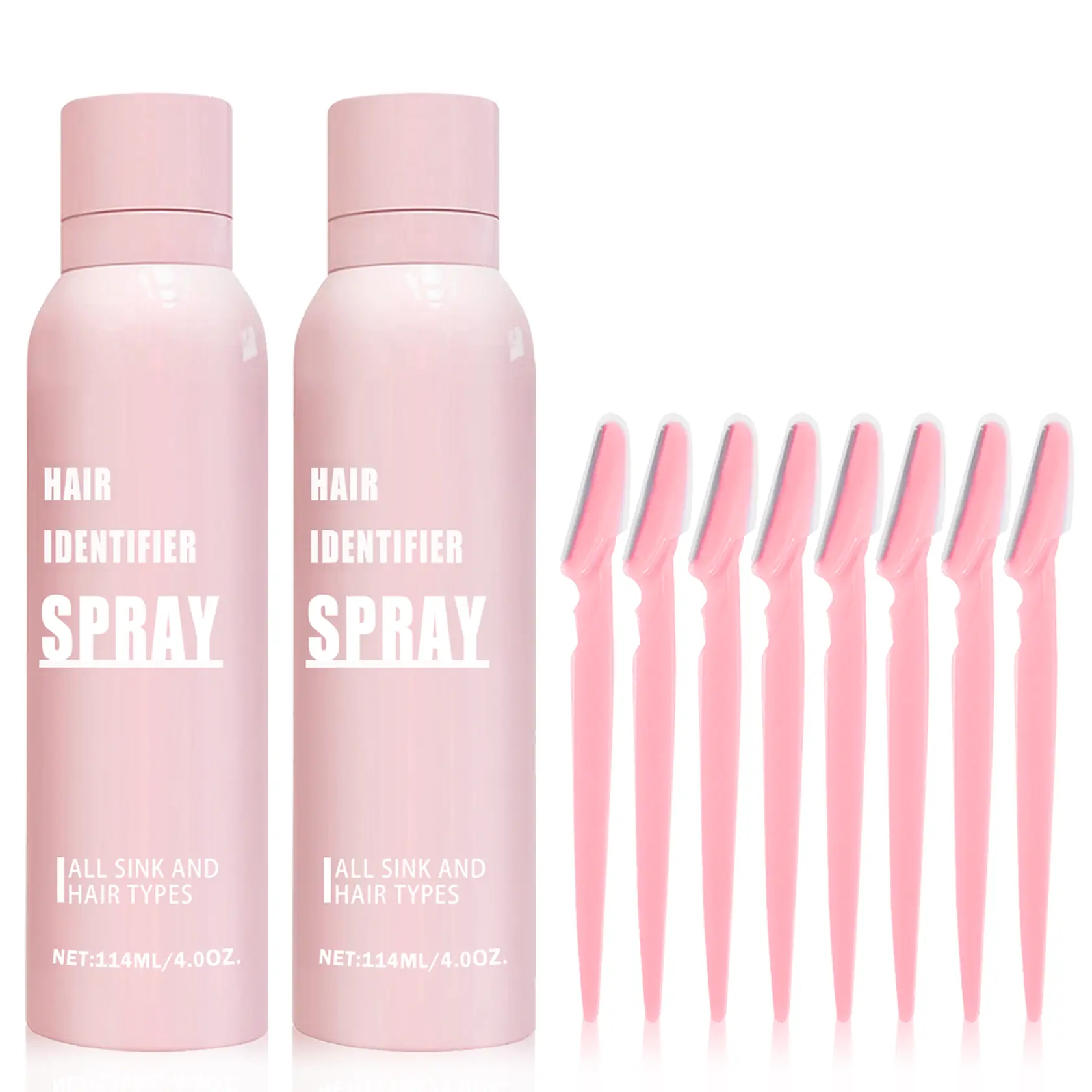 QIUFSSE 2 PCS Skin Body Hair Shaving Spray Hair Identifier Spray for Women Face Shaving Moisturizing Skin Care Dermaplaner Spray Smooth Wax Moisturizer Cosmetic