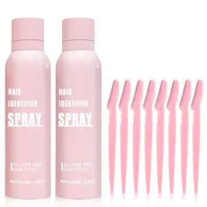 QIUFSSE 2 PCS Skin Body Hair Shaving Spray Hair Identifier Spray for Women Face Shaving Moisturizing Skin Care Dermaplaner Spray Smooth Wax Moisturizer Cosmetic