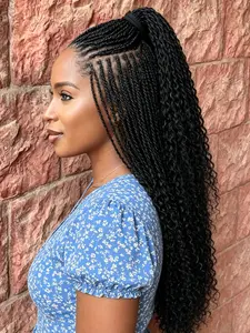 Dreadlock Repair Afro Kinky Bulk Human Hair 50G Pc Natural Black For Mini Twist Crochet Passion Twist Pre Looped No Shedding Human Hair Extensions
