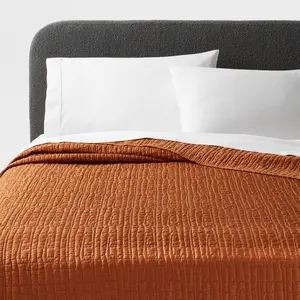 King TENCEL Quilt Copper - Threshold