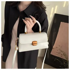 Chic  Structured Crossbody Bag - Adjustable Strap Handbag for Work, Date Night & Travel