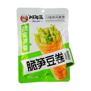 Chuan's Delicious Food Crispy Bamboo Shoot Bean Curd Rolls 118g - Savory Snack, Chinese Traditional Flavor, Ready to Eat