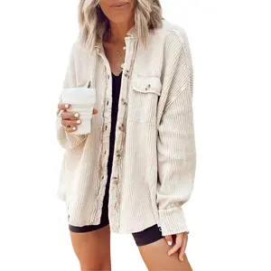Women's Loose Fit Batwing Sleeve Waffle Knit Button Down Shirt Shacket Tops Casual Bottoms cardigan Chic Outfits cardigan  Jacket  yellow cardigan