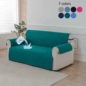 Waterproof Sofa Cover, 1 Set Stain Resistant Sofa Slipcover with Elastic Strap, Dustproof Universal Sofa Protector for Home Living Room, Waterproof Couch Cover