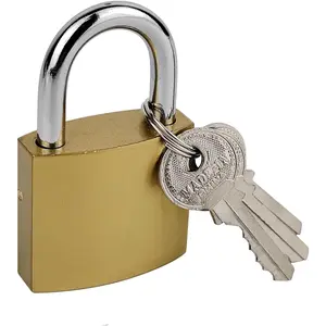 1 Pc Small Keyed Padlock, 1.25 Inch (32 mm) Locker Lock with Keys for Luggage Gym Locker Toolbox