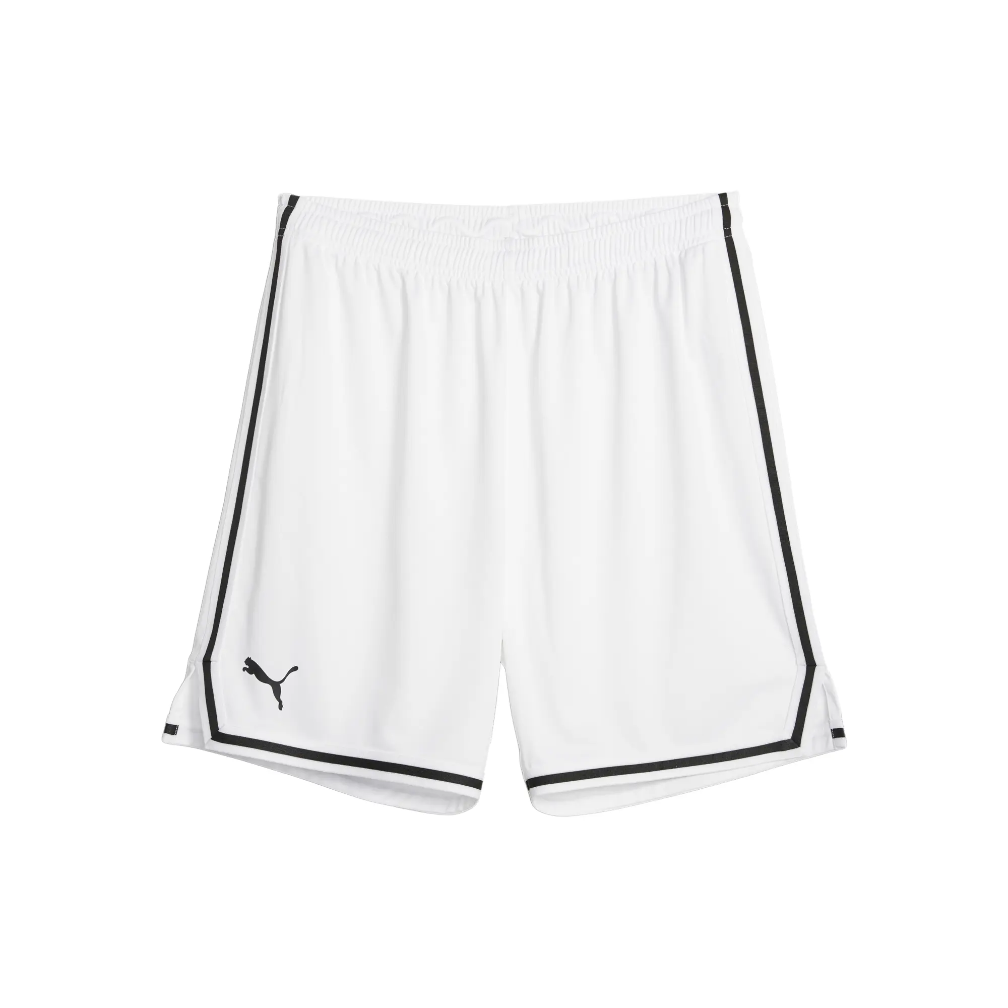 PUMA Mens Hoops Team Game Athletic Shorts Casual Bottoms Casual - White