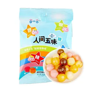 HEHEFOOD Five Flavors Candy Blind Box - Sweet Sour Bitter Salty Spicy Fun Snack for Parties & Games, 22g