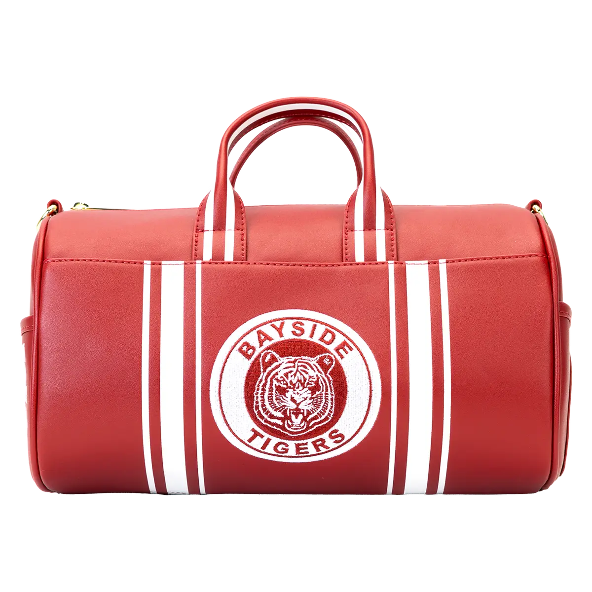 Loungefly Women's Fashionable Saved by the Bell Bayside Tigers Duffle Bag, Stylish Luggage for Daily Use, Fashionable Duffel Bag