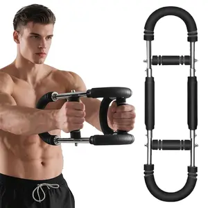 AA-60-120Lbs Adjustable Twister Arm Exerciser, Portable Chest Workout Equipment & Arm Strength Trainer for Home Gym Fitness, Upper Body Muscle Training,Upper Body Strength Training Machine, Stomach Workout