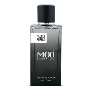 MOD Fragrances Secret Embers Eau De Perfume Extrait de Parfum Unisex Amber Scent for Women Men 50ml