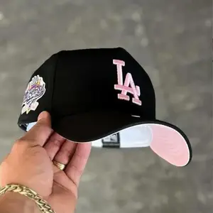 New Era Black Pink Los Angeles Dodgers Cap – 9FIFTY Cute & Trendy LA Style, Adjustable Fit Unisex