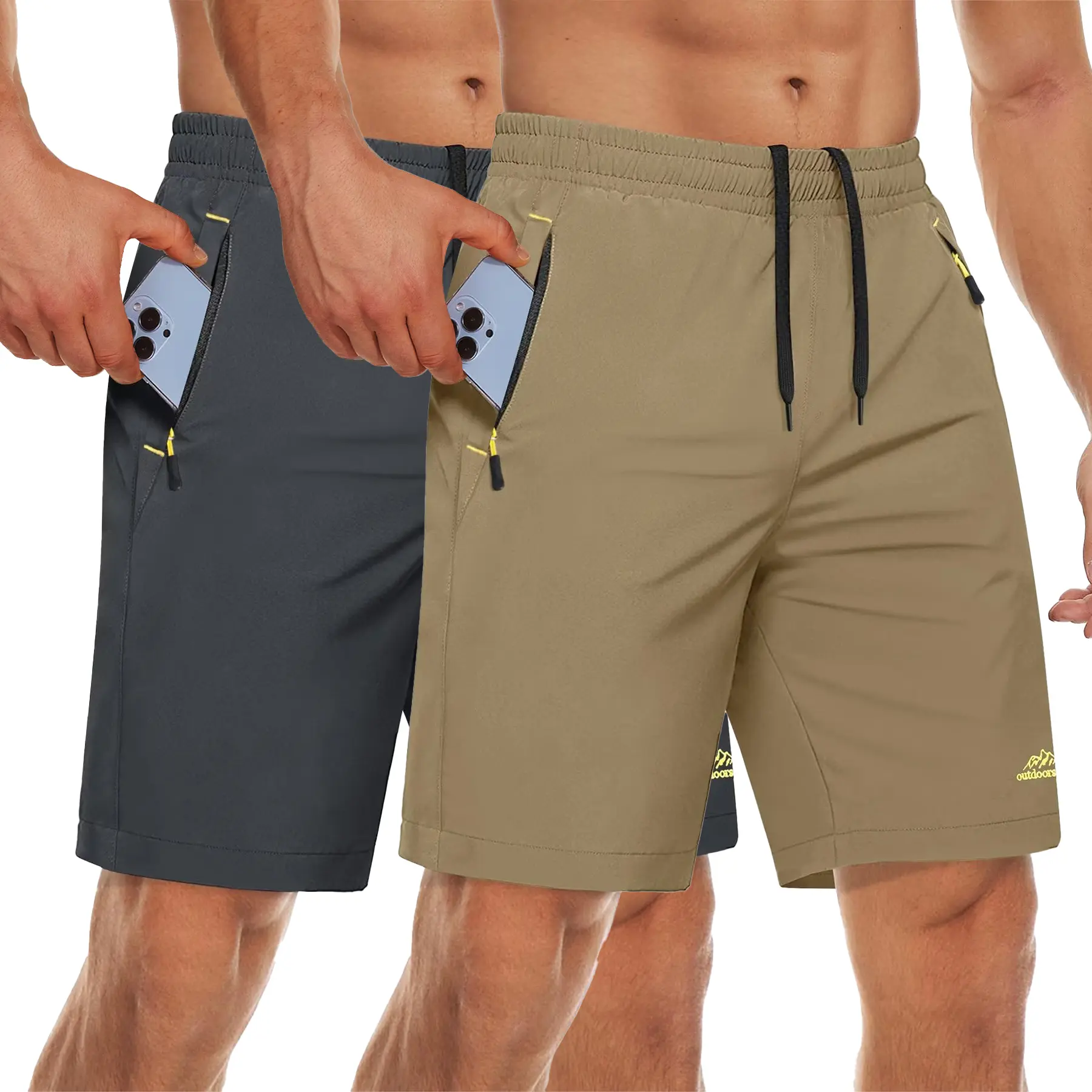 Size 36, Khaki+Dark Grey