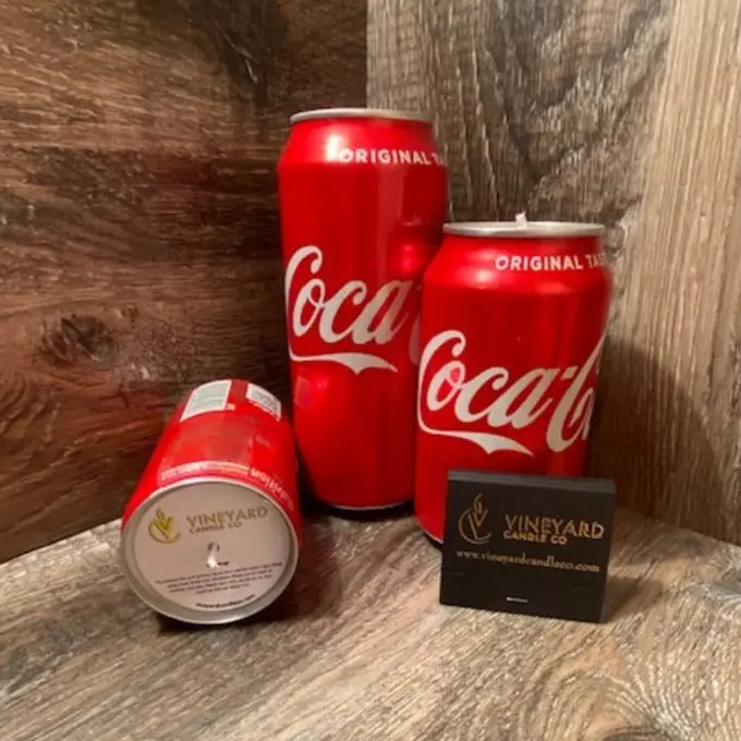 Vineyard Candle Co -Coca Cola Coke Scented Soy Wax Candle - 7.5, 12, 16oz