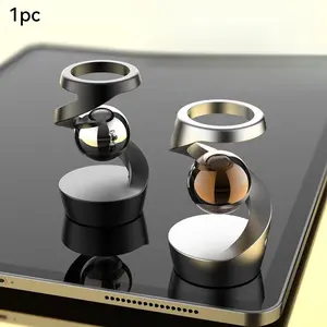 Anti-Gravity Floating Ball Ornament, Statue Figurines, Smooth Visual Illusion Desktop Decoration, Made Of Alloy, Exquisite Craftsmanship, Home Decor Ornament, Simple Design Elegance, Suitable For Office Desk Decoration