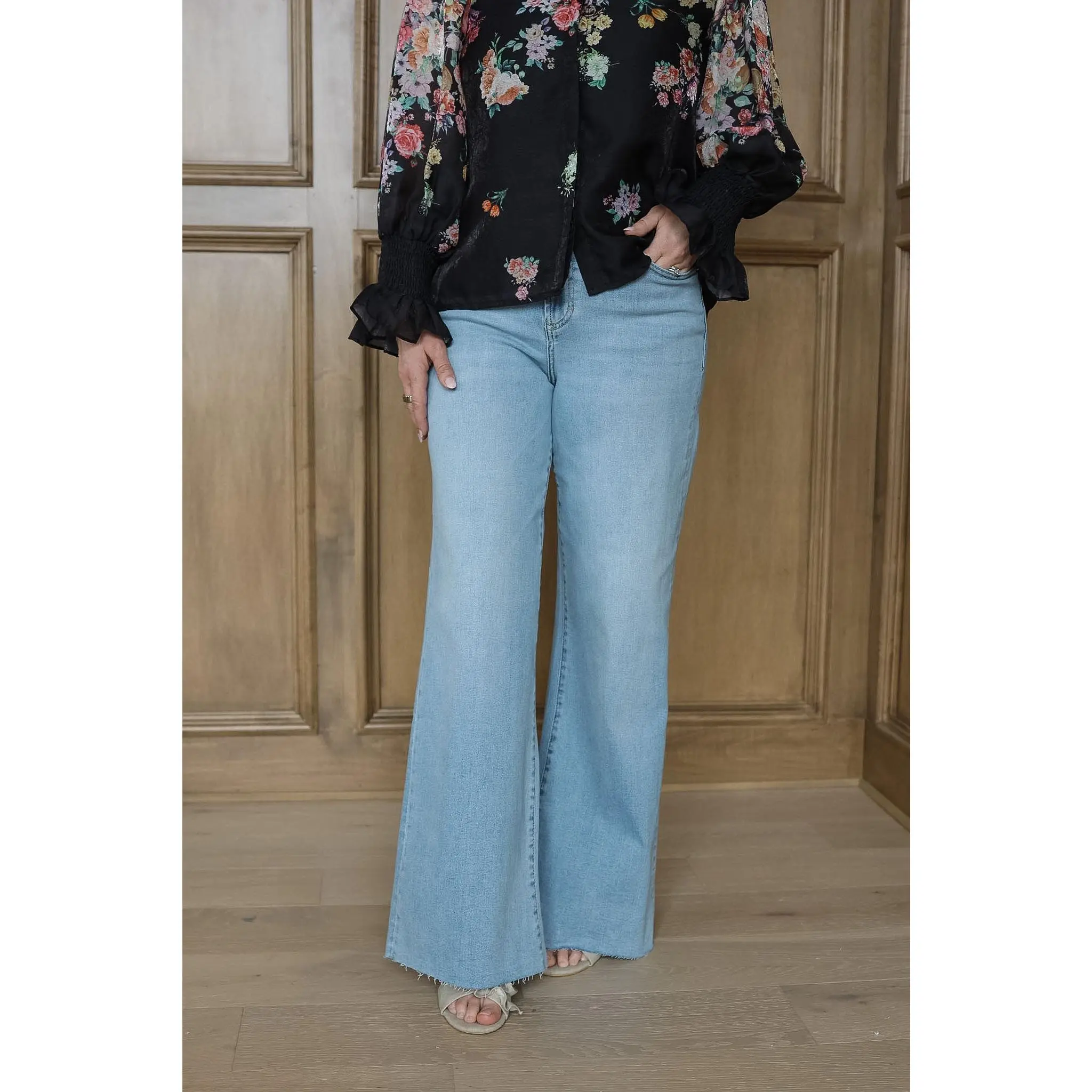 [Dear John] Fiona Wide Leg Jean - Mirny