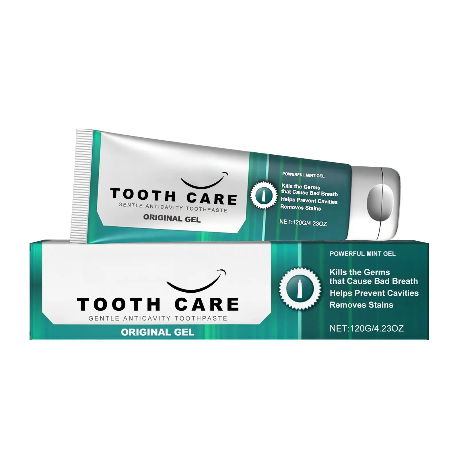 Peppermint Fresh Toothpaste 120g (4.23 oz) – Gum Care & Plaque Removal Toothpaste, Stain & Tartar Control Whitening Toothpaste, Mint Fresh Breath Oral Care Toothpaste for Daily Use, Deep Clean Teeth Care, Teeth Cleaner, Mouth Care