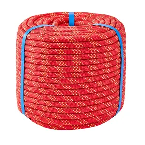 1/2 Inch 100/150/200ft Double Braided Polyester Arborist Rope Heavy Duty Nylon for Anchor Tree Work Cargo Pulling Sailing