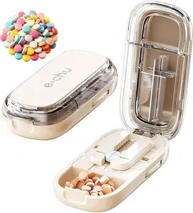 Pill Cutter Splitter for Cutting Multiple Pills 1/2 1/4 Pill Cutter Splitter for Small and Tiny Pills Dispensers