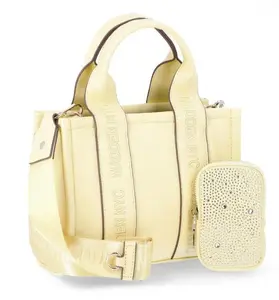 Madden NYC Women's Double Handle Tote Handbag, Butter Yellow