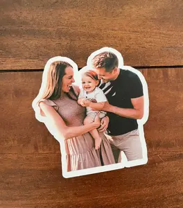 Custom Photo Sticker, Personalized Sticker, Custom Stickers, Water Bottle Sticker, Laptop Sticker, Car Decal, Your Own Photo, Waterproof