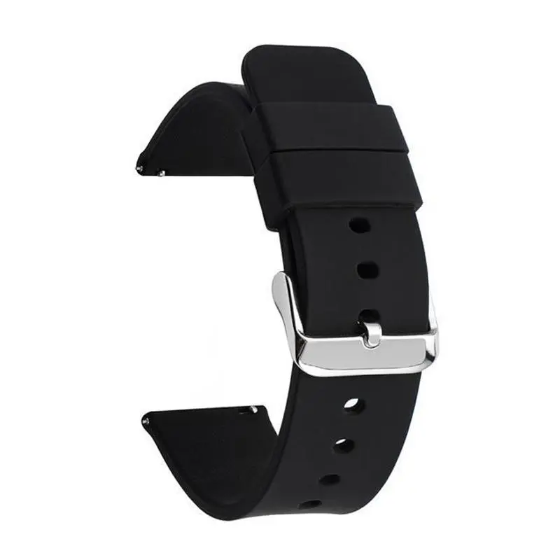 Smart Watch Band (Band Only), 18mm/20mm/22mm Adjustable Replacement Watch Band, Durable Breathable Silicone Replacement Watch Band for Huawei Watch/GT Apple iWatch, Smart Watch Straps, Smartwatch Strap, Smartwatch Accessories