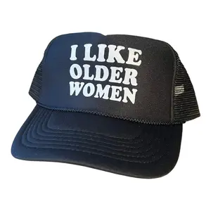 I like older women hat funny trucker hat cougar babe milf summer beach boating party hat dad hat