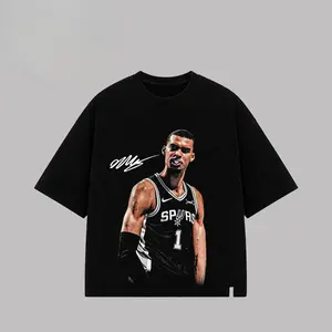 [  100% Cotton] Victor Wembanyama Wemby 'Clutch' Graphic For Spurs Nation, Spurs Basketball Fans Apparel, Wemby Fans Basketball Streetwear Tee, Gift For Basketball Fan Graphic Tee