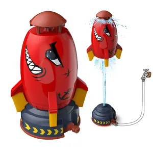 Space Jet Sprinkler Spinning Flying Splash Playing Water play Toy Summer Outdoor Water Powered Launcher Kids Toys