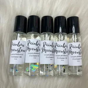 Rainbow Moonstone Crystal Infused Roll-On Oil - Slay’d Studio