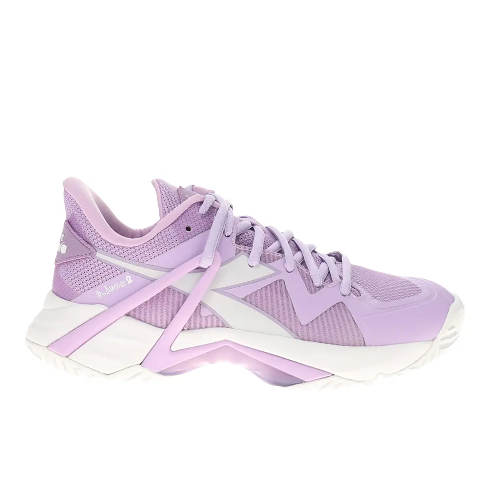 diadora Womens B.Icon 2 All Ground Tennis Sneakers Shoes - Purple