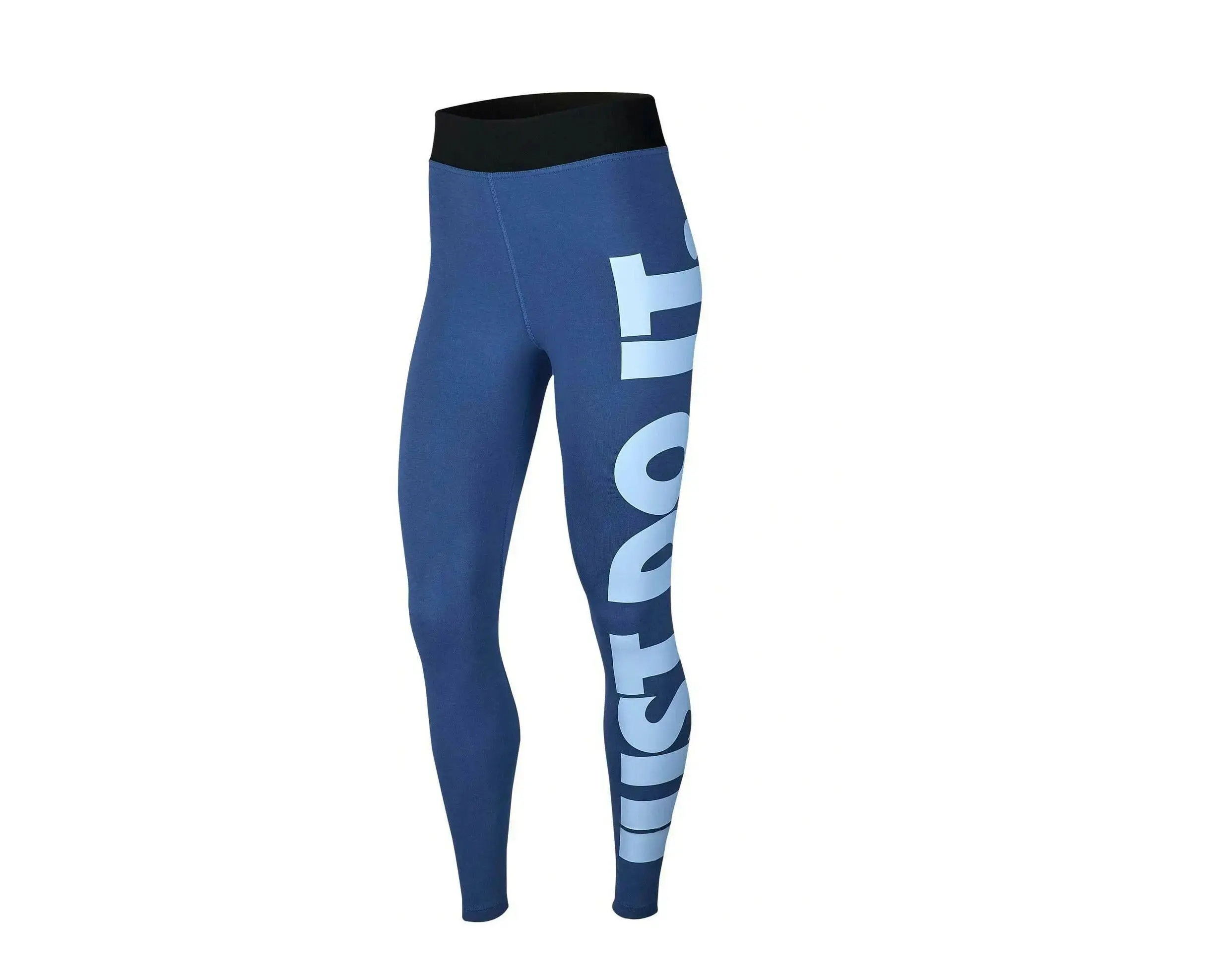 Nike Sportswear Leg-A-See JDI Leggings in Mystic Navy/Celestine Blue | Women's
