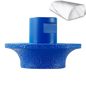 LOZLIN Diamond Trimming Wheels - French Edge Blades for Marble, Granite - 5/8-11 Thread Angle Grinder Mounted Stone Grinding & Precision Edging Tools