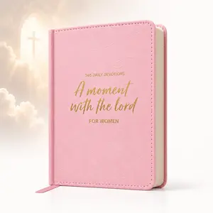 365-Day Bible Study Book for Women, Beginner’s Bible Guide and Workbook with Daily Prayer, Reflection and Faith Notes, Embossed Leather Cover Devotional Book for Christian Women