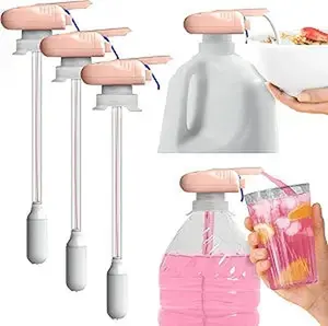 The Magic Tap Automatic Drink Dispenser - Hands-Free Beverage Dispenser for Fridge - Perfect for Milk, Juice - Gifts for Women & Men (3, Peach)
