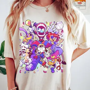 The Amazing Digital Circus Tshirt Tadc Fan Gift Circus Characters Shirts Circus Theme Anime Gift