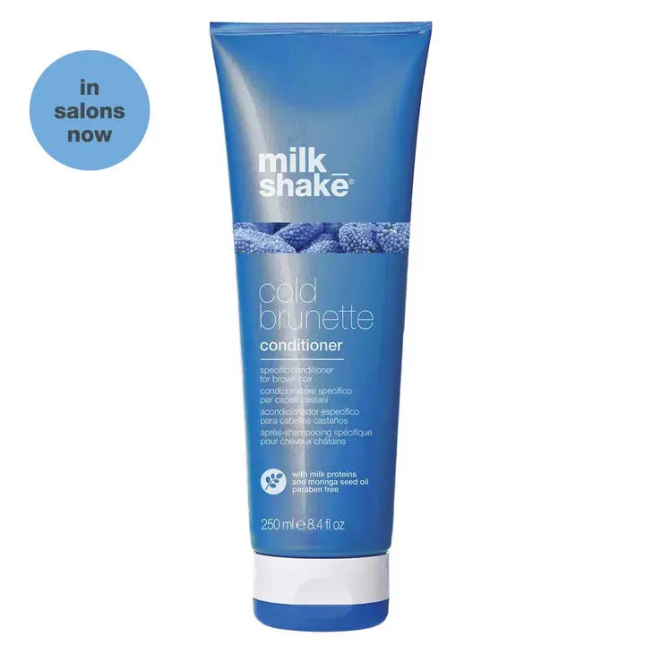 milk_shake Cold Brunette Conditioner, Cools Warm Undertones