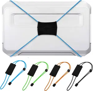 Thick Fishing Finder Cover Straps, Adjustable Bungee with Centered Pad, Multi-Size for Secure Fit During Travel