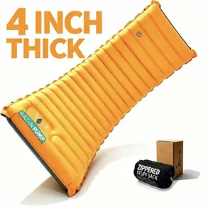 ZOOOBELIVES Extra Thickness | Wide Plus Sleeping Pad with Built-in Pump, Inflatable Camping Mattress of Ultimate Comfort for Car Camping, Tent, and Backpacking, Lightweight & Compact – Airlive2000