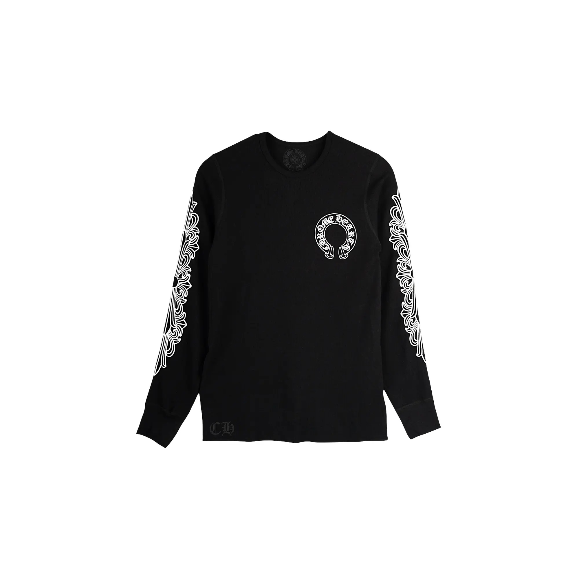 Horseshoe Floral Thermal "Black" CHRM0794