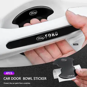 High-Quality Car Door Handle Anti-Scratch Protector Stickers, Ford Logo Car Accessories, Durable Protection for Your Vehicle
