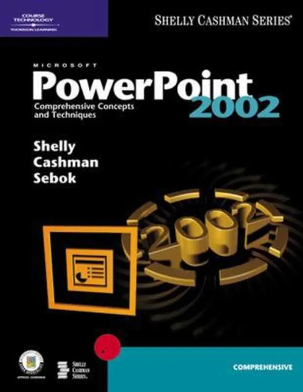 Used Microsoft PowerPoint 2002: Comprehensive Concepts and Techniques (Shelly Cashman Series) Tutorial Book - Gary B. Shelly, Soft Cover, Comprehensive Instruction on PowerPoint 2002, Course Technology, No, English