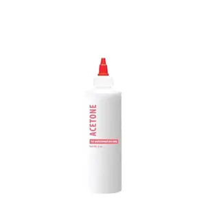 Empty Bottle Acetone 16oz