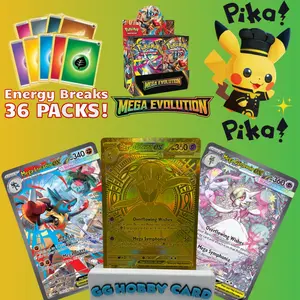 (36) Pokémon Mega Evolution Booster Packs Energy Break (1 Spot)